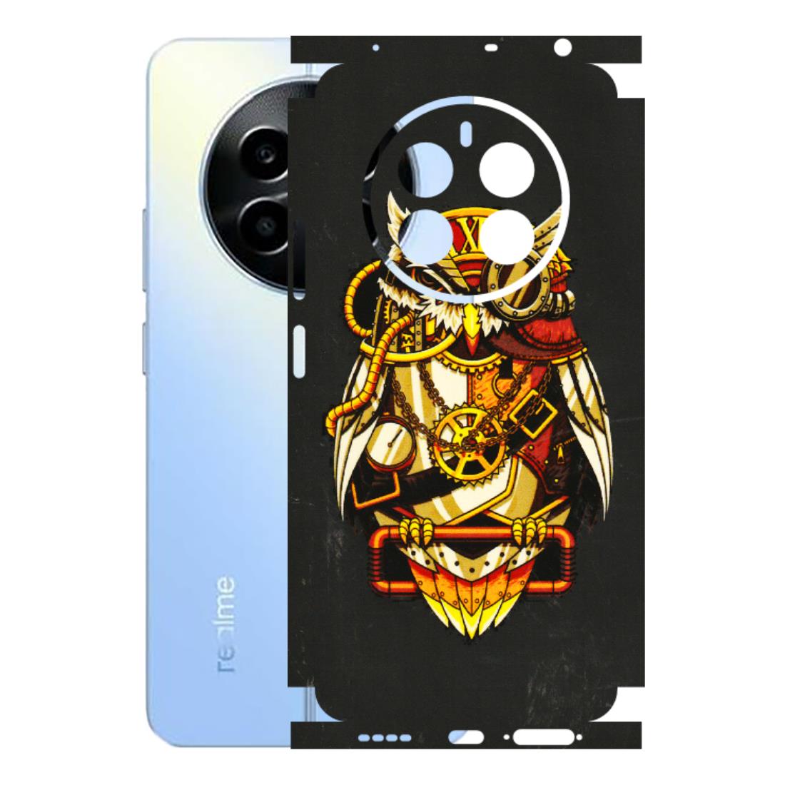 Realme Phone Skins (All Models) - Classy Smart Owl - 3D Embossed Finish (L-144) Realme 13