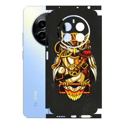 Realme Phone Skins (All Models) - Classy Smart Owl - 3D Embossed Finish (L-144) Realme 13
