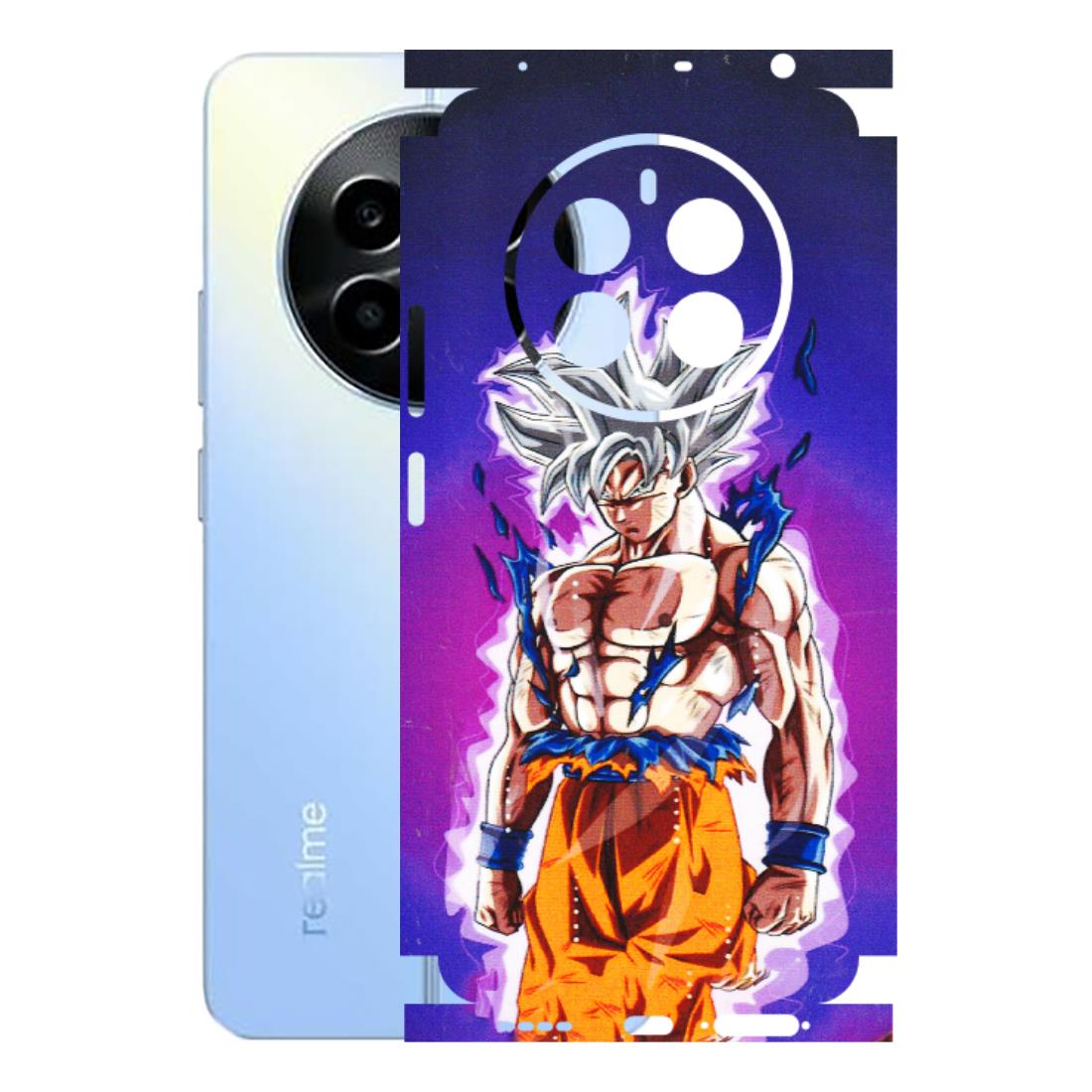 Realme Phone Skins (All Models) - Goku Purple Anime - 3D Embossed Finish (L-147) Realme 13