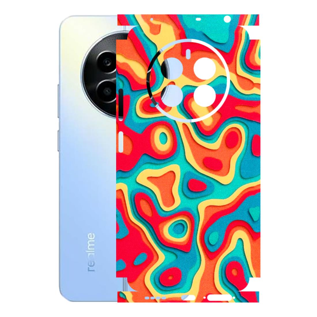 Realme Phone Skins (All Models) - Abstract Swirl - 3D Embossed Finish (L-150) Realme 13