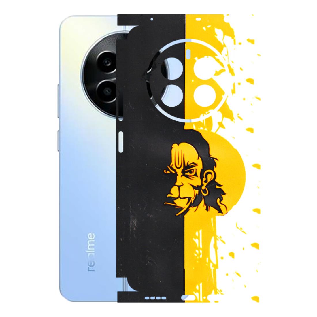Realme Phone Skins (All Models) - Bajrangbali - 3D Embossed Finish (L-151) Realme 13