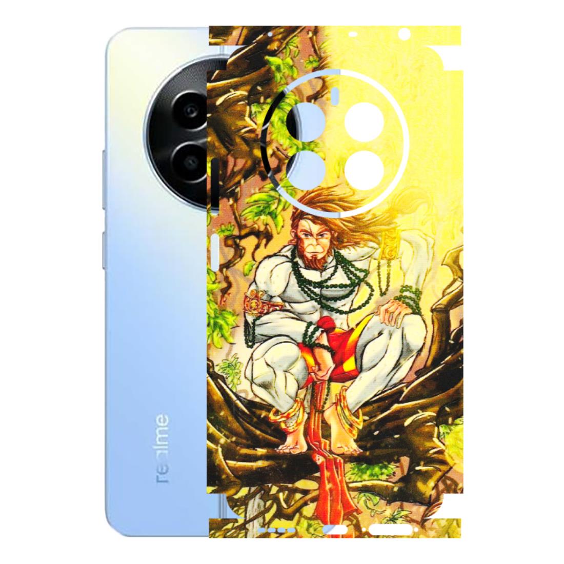 Realme Phone Skins (All Models) - Lord Hanuman - 3D Embossed Finish (L-152) Realme 13