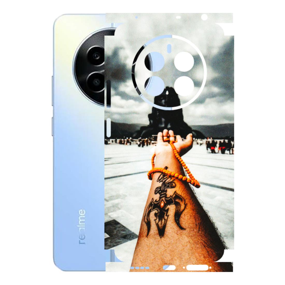 Realme Phone Skins (All Models) - Jai Adiyogi Mahakaal - 3D Embossed Finish (L-164) Realme 13