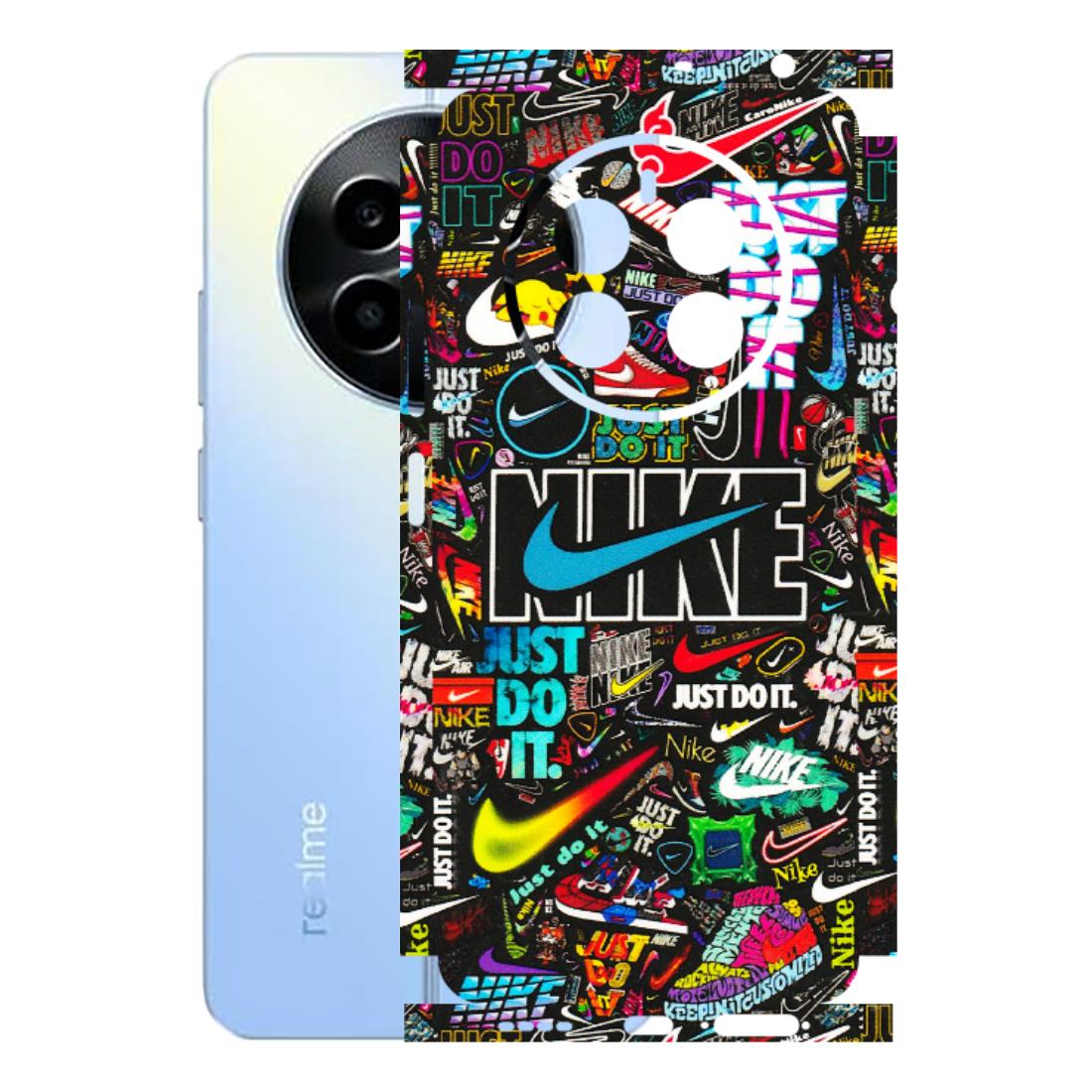 Realme Phone Skins (All Models) - Just Do It Doodles - 3D Embossed Finish (L-166) Realme 13
