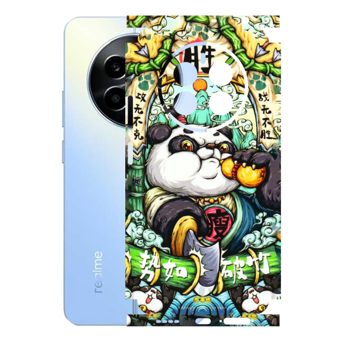 Realme Phone Skins (All Models) - Royal Rich Panda - 3D Embossed Finish (L-170) Realme 13