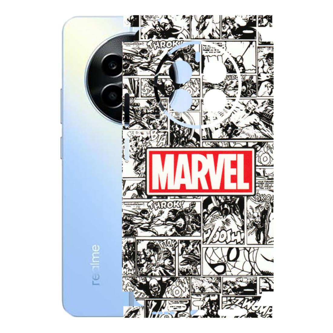 Realme Phone Skins (All Models) - Marvel Comic - 3D Embossed Finish (L-171) Realme 13