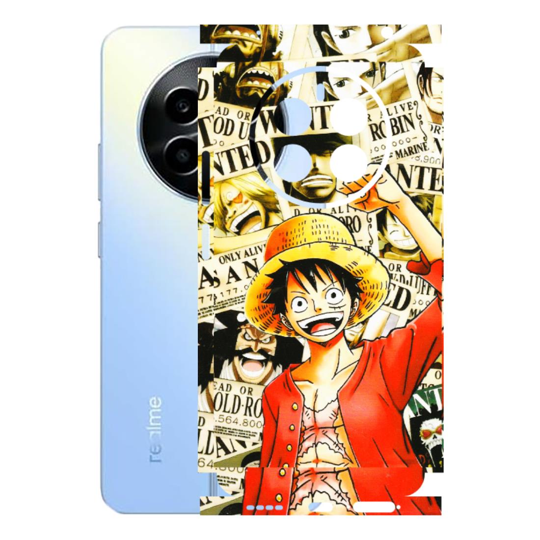 Realme Phone Skins (All Models) - Luffy Anime - 3D Embossed Finish (L-177) Realme 13