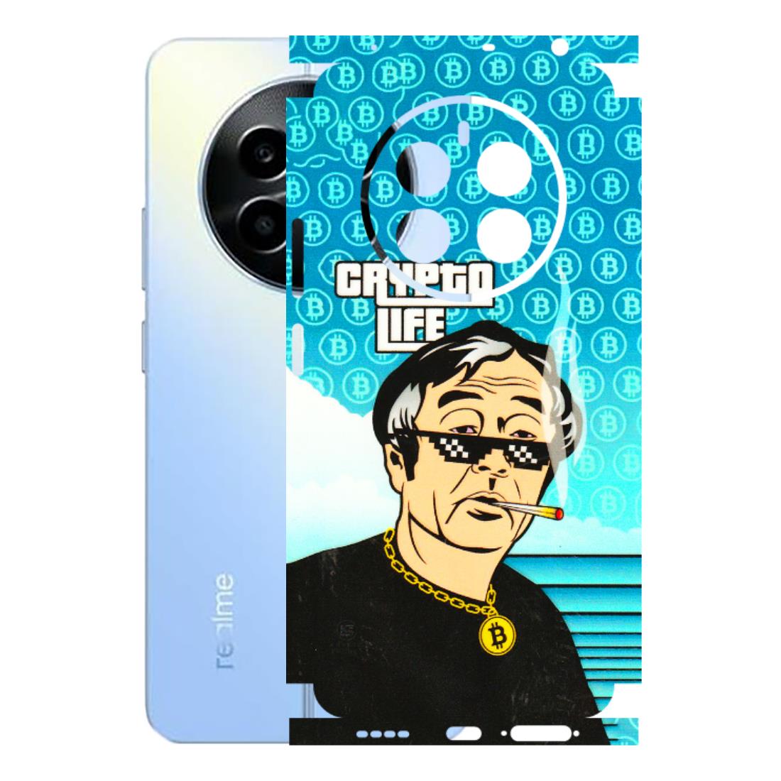 Realme Phone Skins (All Models) - Crypto Thug Life - 3D Embossed Finish (L-179) Realme 13