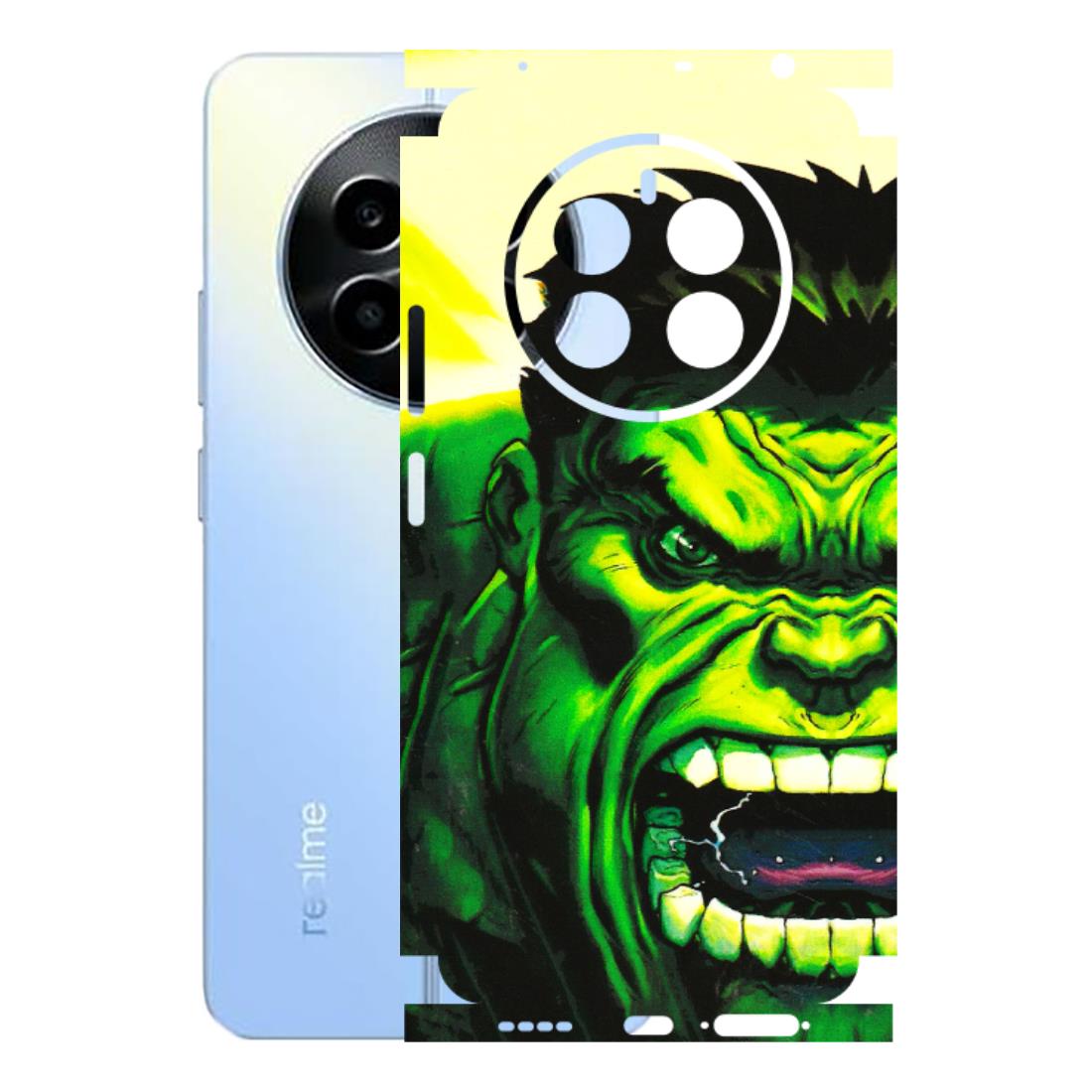 Realme Phone Skins (All Models) - Hulk - 3D Embossed Finish (L-180) Realme 13