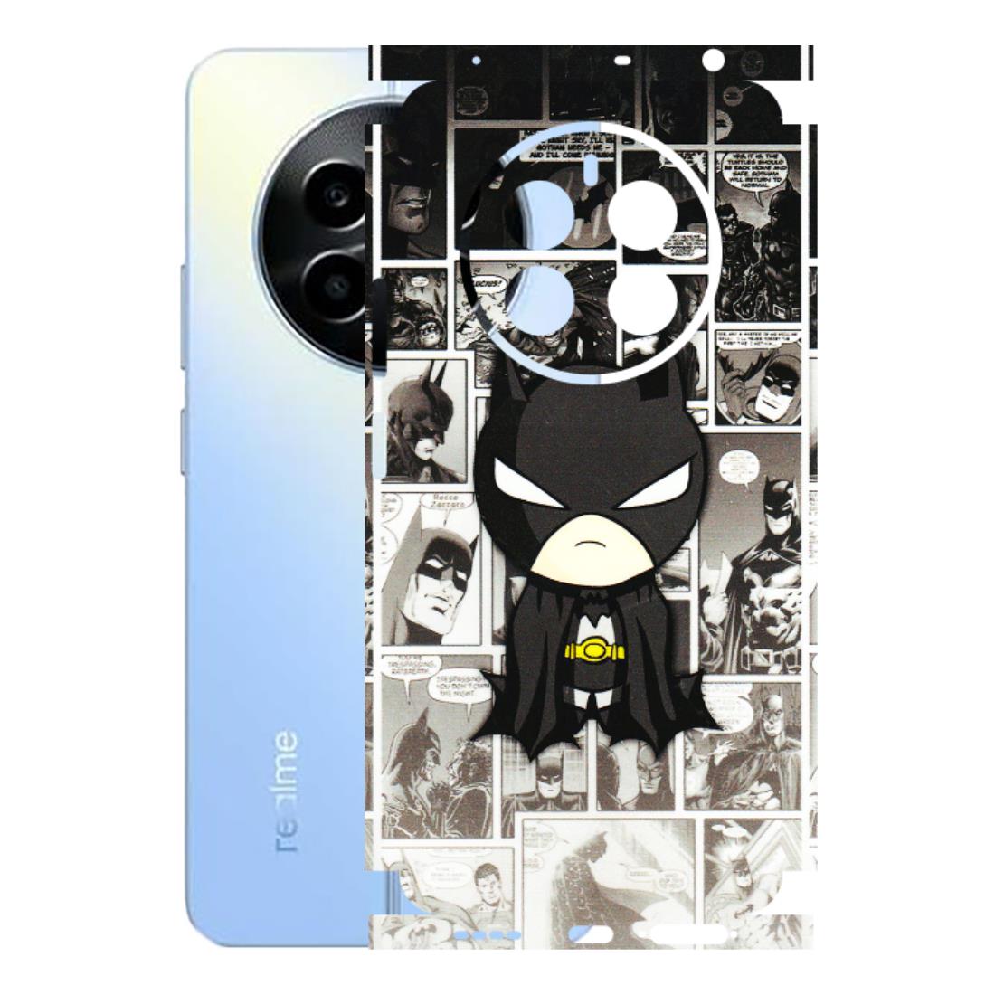 Realme Phone Skins (All Models) - Toon Batman - 3D Embossed Finish (L-182) Realme 13