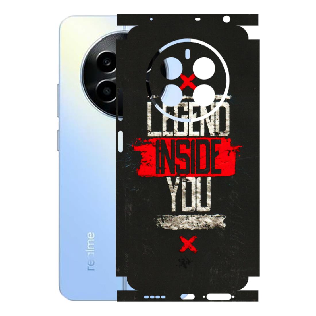 Realme Phone Skins (All Models) - Legend Inside You - 3D Embossed Finish (L-186) Realme 13