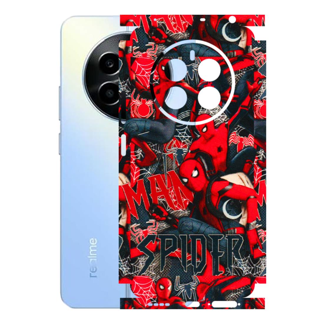 Realme Phone Skins (All Models) - SpiderMan Cool - 3D Embossed Finish (L-188) Realme 13