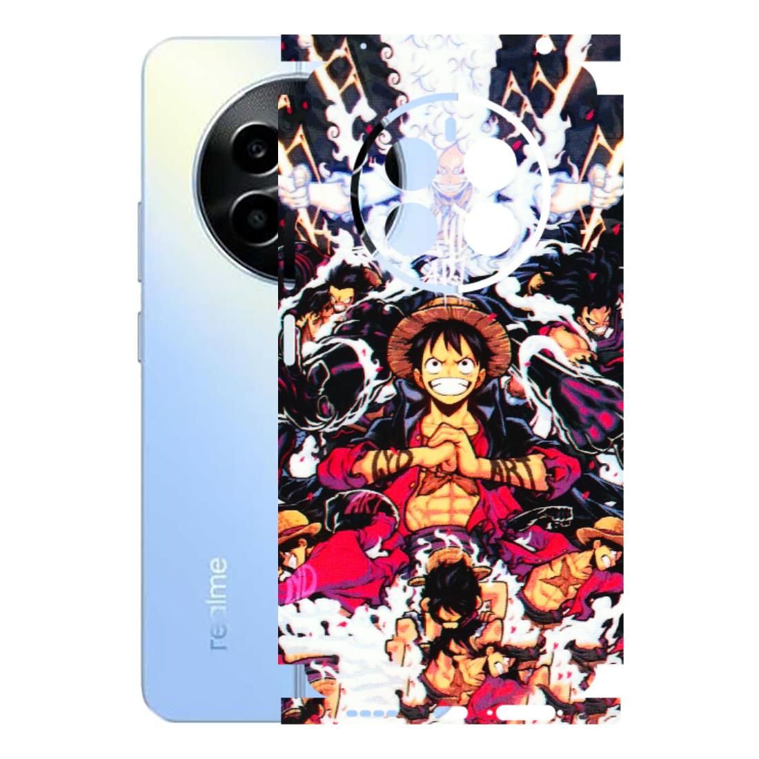 Realme Phone Skins (All Models) - Luffy Anime Character - 3D Embossed Finish (L-203) Realme 13