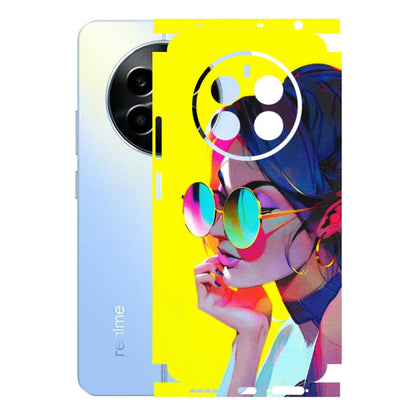 Realme Phone Skins (All Models) - Bold Stylish Girl - 3D Embossed Finish (L-222) Realme 13