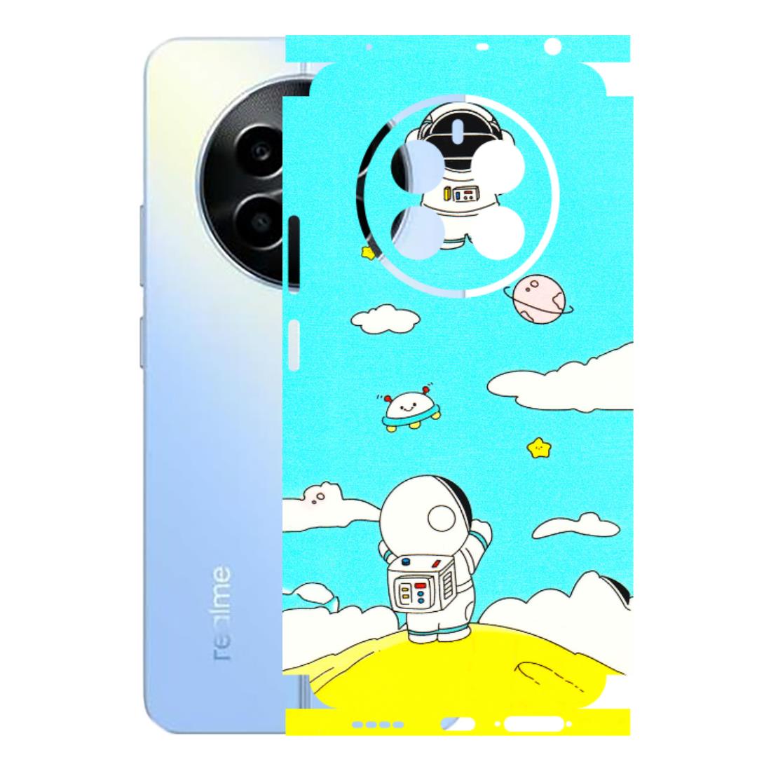 Realme Phone Skins (All Models) - Blue Skies Astro Float - 3D Embossed Finish (L-230) Realme 13
