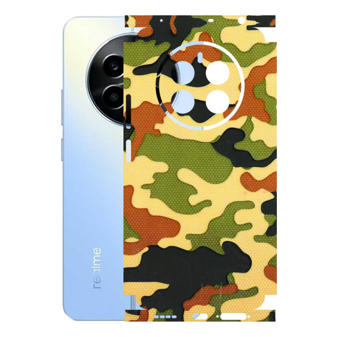Realme Phone Skins (All Models) - Indian Military - 3D Embossed Finish (L-234) Realme 13