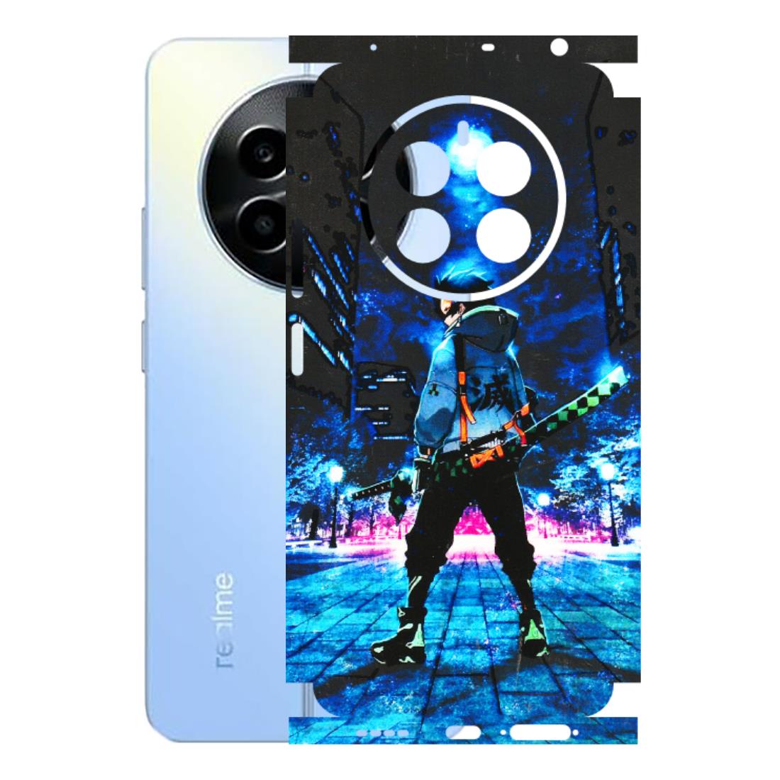 Realme Phone Skins (All Models) - Demon Slayer Sword - 3D Embossed Finish (L-247) Realme 13