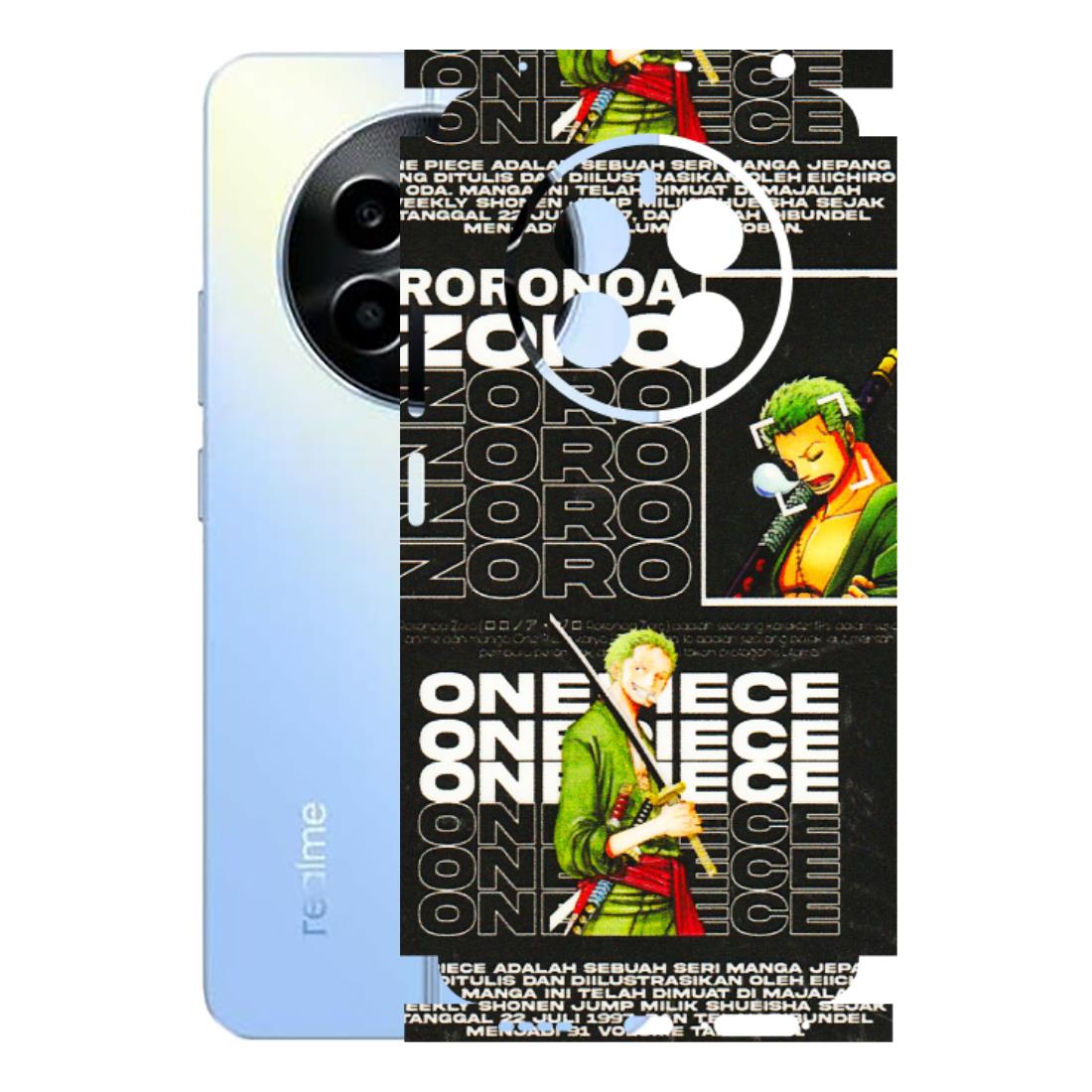 Realme Phone Skins (All Models) - One Piece Zoro - 3D Embossed Finish (L-250) Realme 13