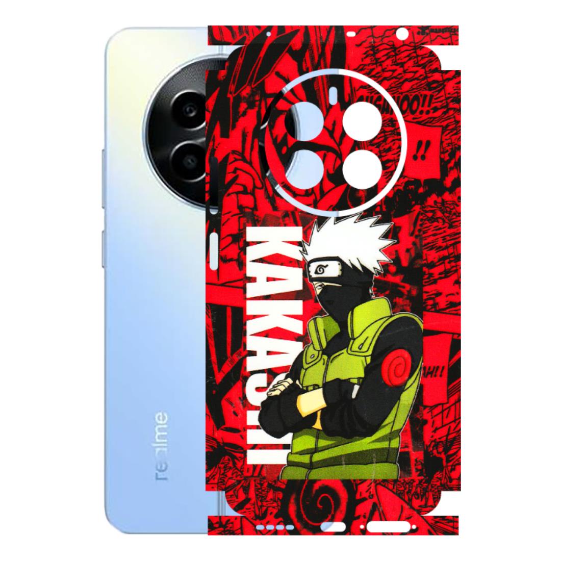 Realme Phone Skins (All Models) - Kakashi Red Anime - 3D Embossed Finish (L-251) Realme 13