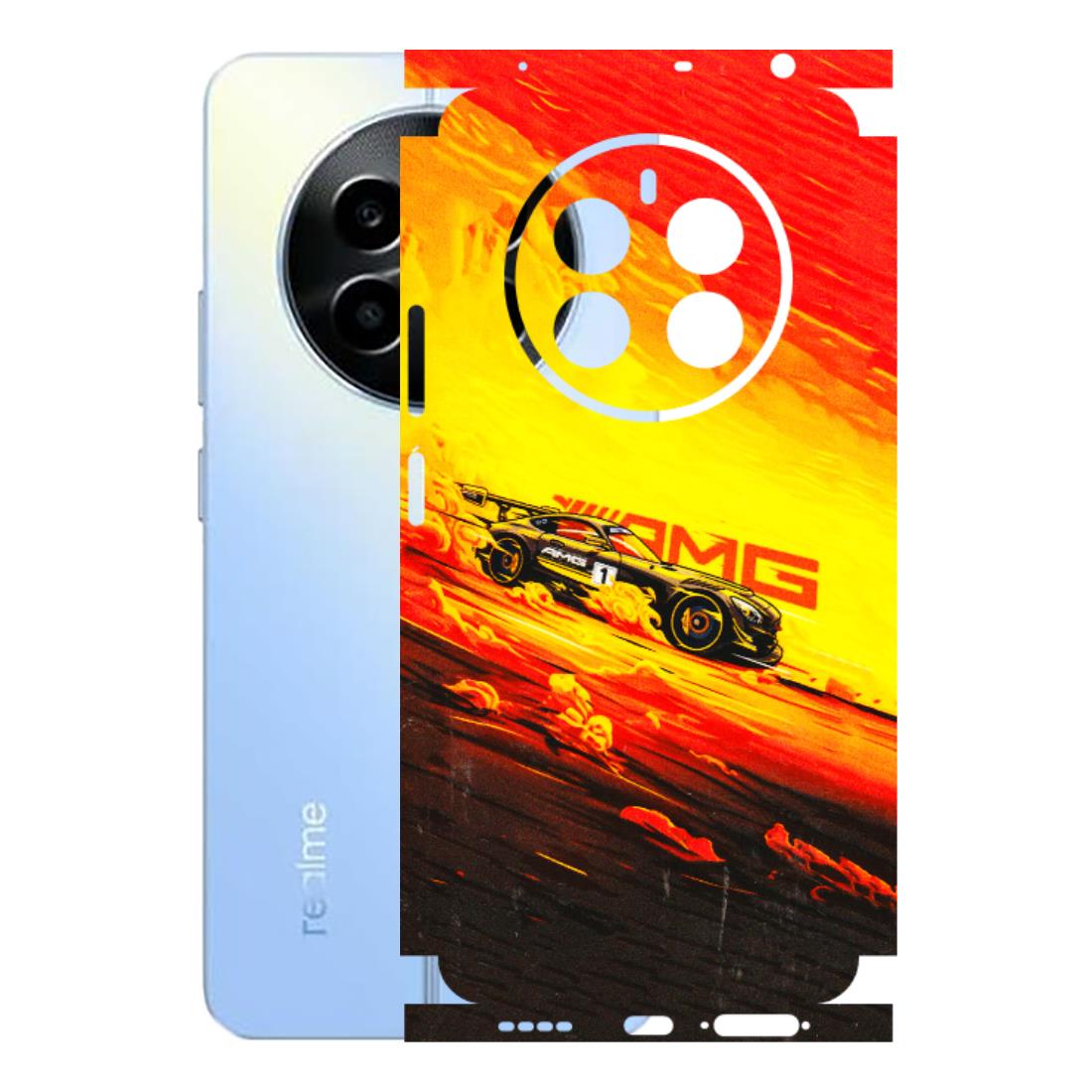 Realme Phone Skins (All Models) - AMG Car Speed Cover - 3D Embossed Finish (L-256) Realme 13