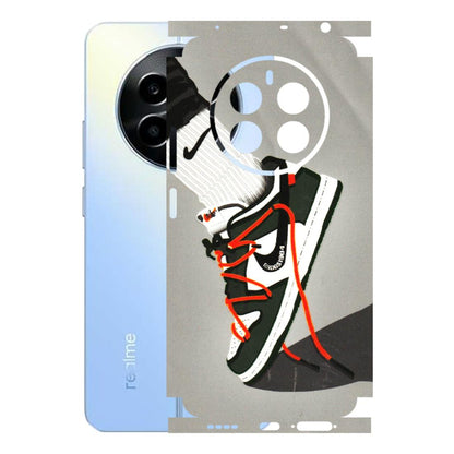 Realme Phone Skins (All Models) - New Grey Sneaker - 3D Embossed Finish (L-261) Realme 13