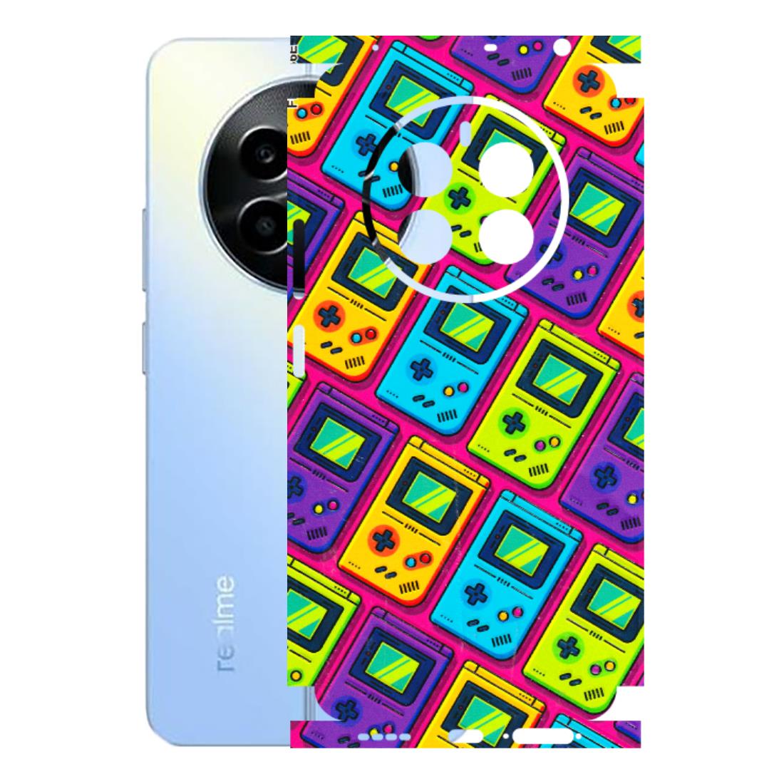 Realme Phone Skins (All Models) - Gameboy Colourful - 3D Embossed Finish (L-266) Realme 13