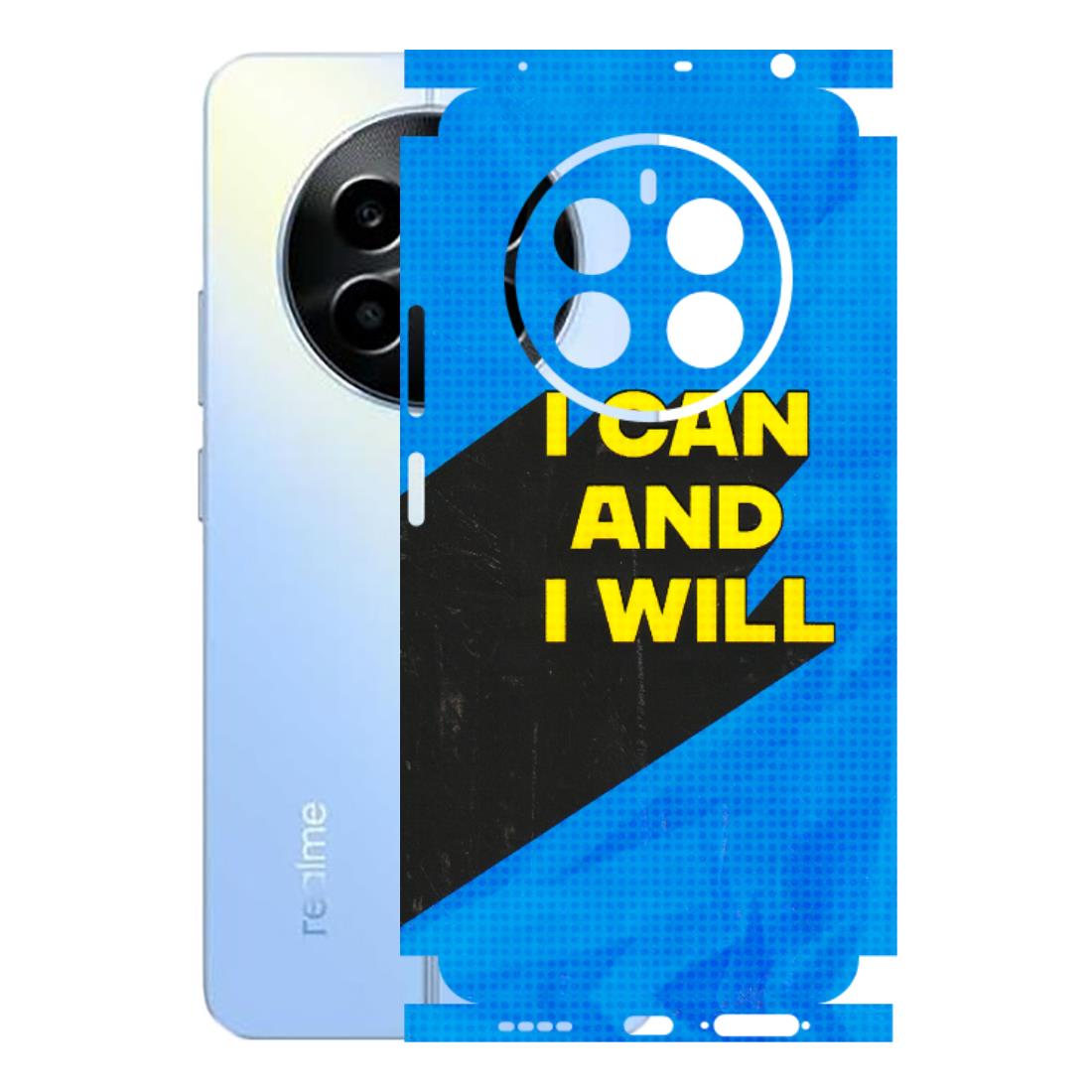 Realme Phone Skins (All Models) - I Can And I Will - 3D Embossed Finish (L-281) Realme 13