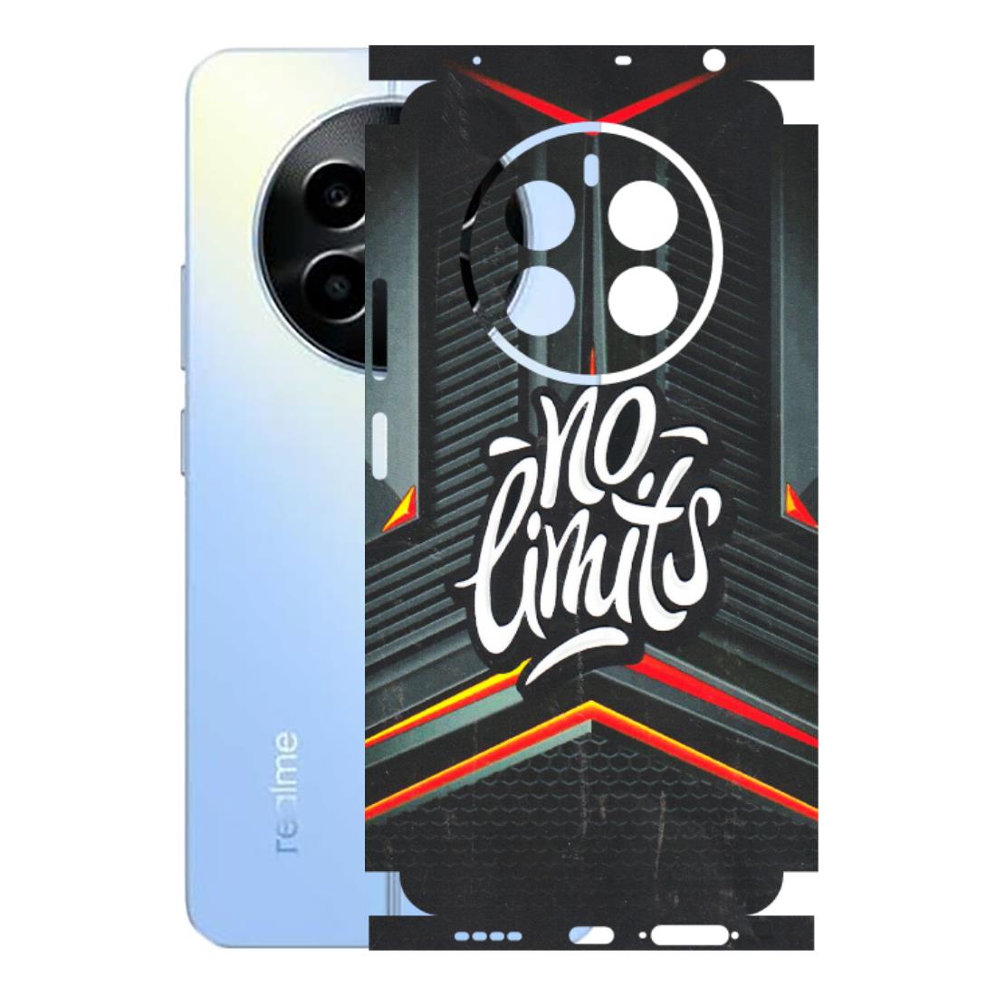 Realme Phone Skins (All Models) - No Limits - 3D Embossed Finish (L-286) Realme 13