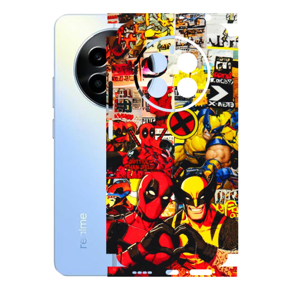 Realme Phone Skins (All Models) - Spidy Wolverine - 3D Embossed Finish (L-310) Realme 13
