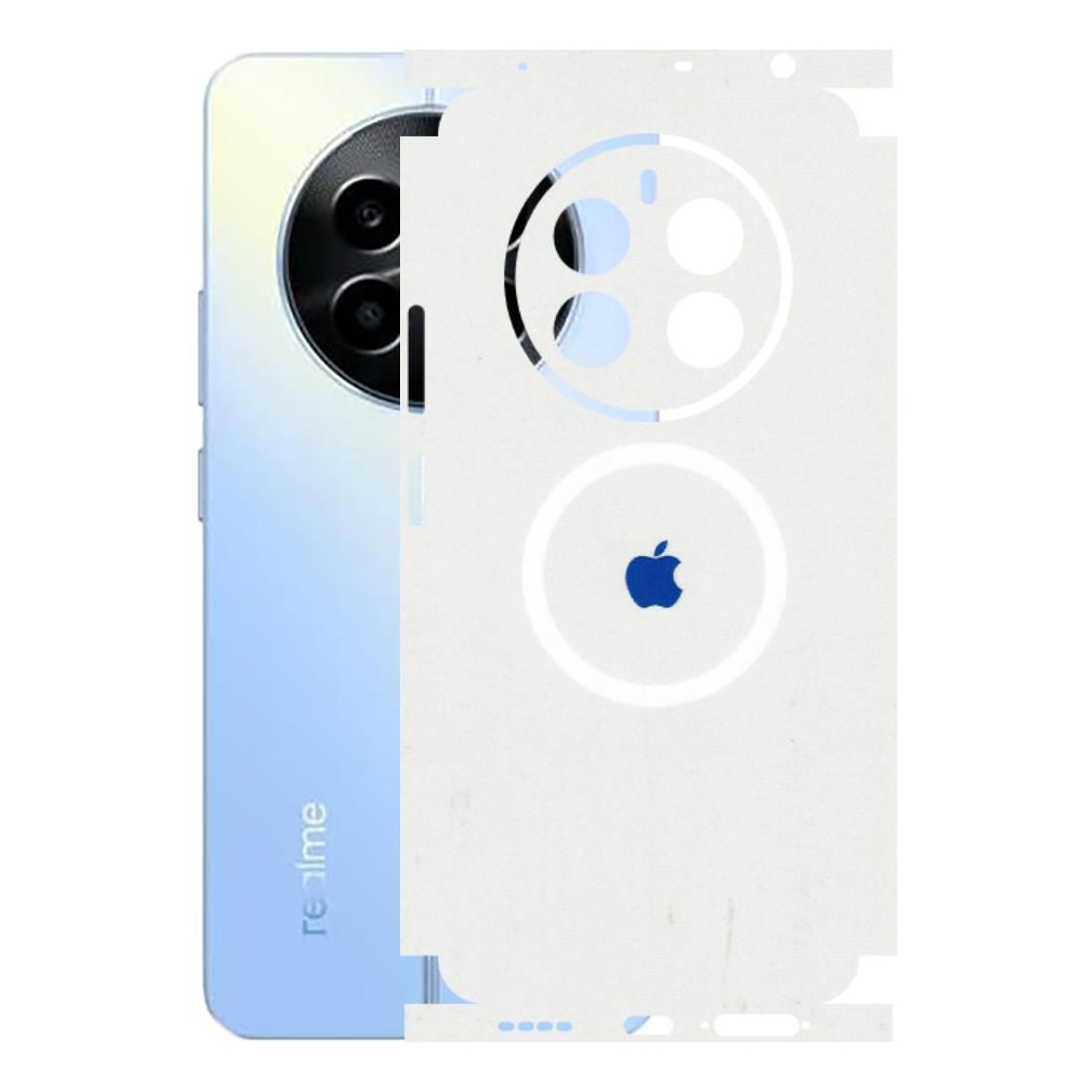 Realme Phone Skins (All Models) - iPhone Magsafe Logo - 3D Embossed Finish (L-320) Realme 13