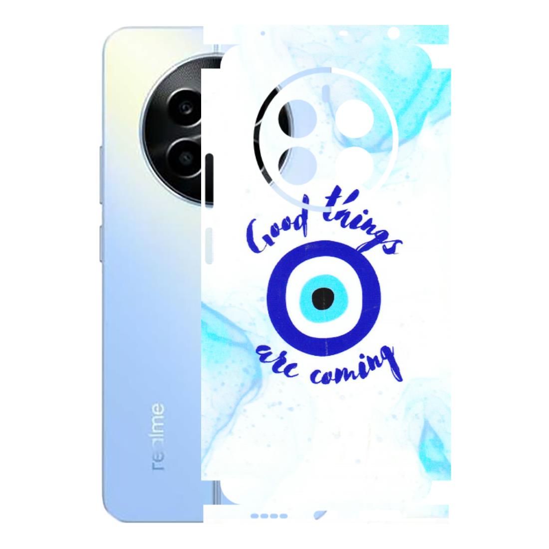 Realme Phone Skins (All Models) - Evil Eye Good Things Are Coming - 3D Embossed Finish (L-322) Realme 13