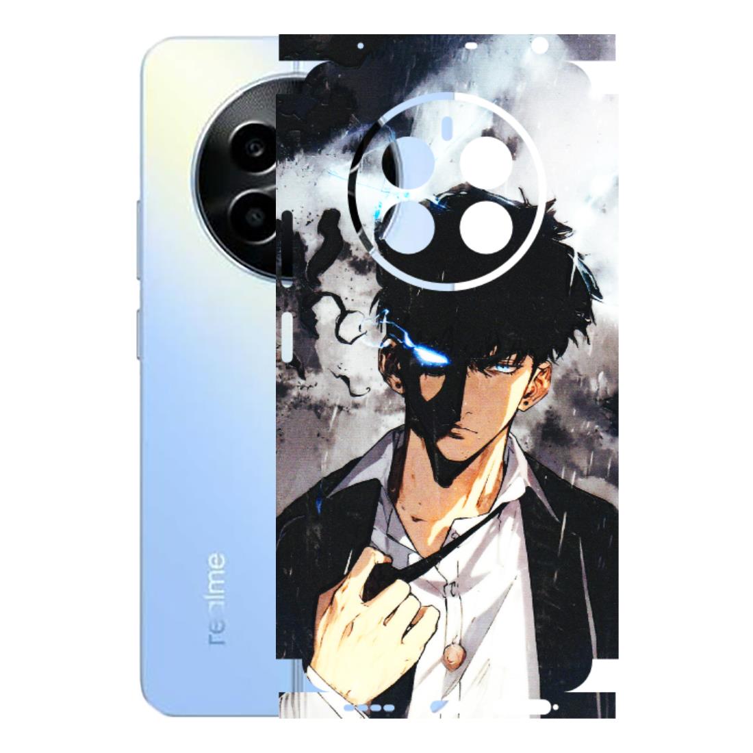 Realme Phone Skins (All Models) - Sung Jinwoo Manhwa Anime - 3D Embossed Finish (L-328) Realme 13