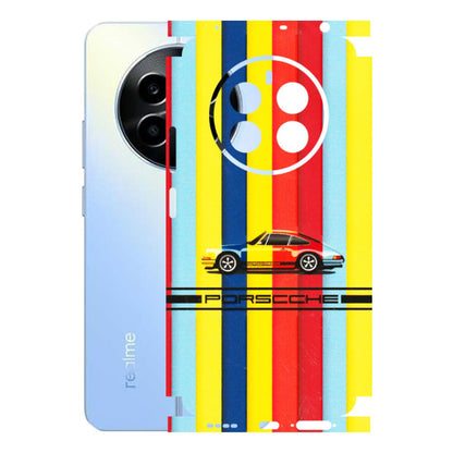 Realme Phone Skins (All Models) - Multicolour Porche - 3D Embossed Finish (L-39) Realme 13