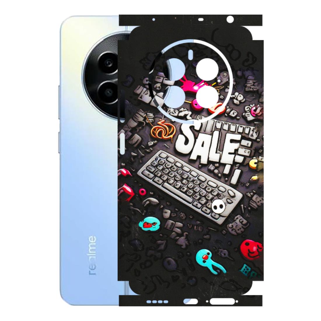 Realme Phone Skins (All Models) - Gadgets Sale - 3D Embossed Finish (L-50) Realme 13