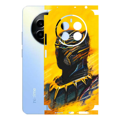 Realme Phone Skins (All Models) - Yellow Panther - 3D Embossed Finish (L-54) Realme 13