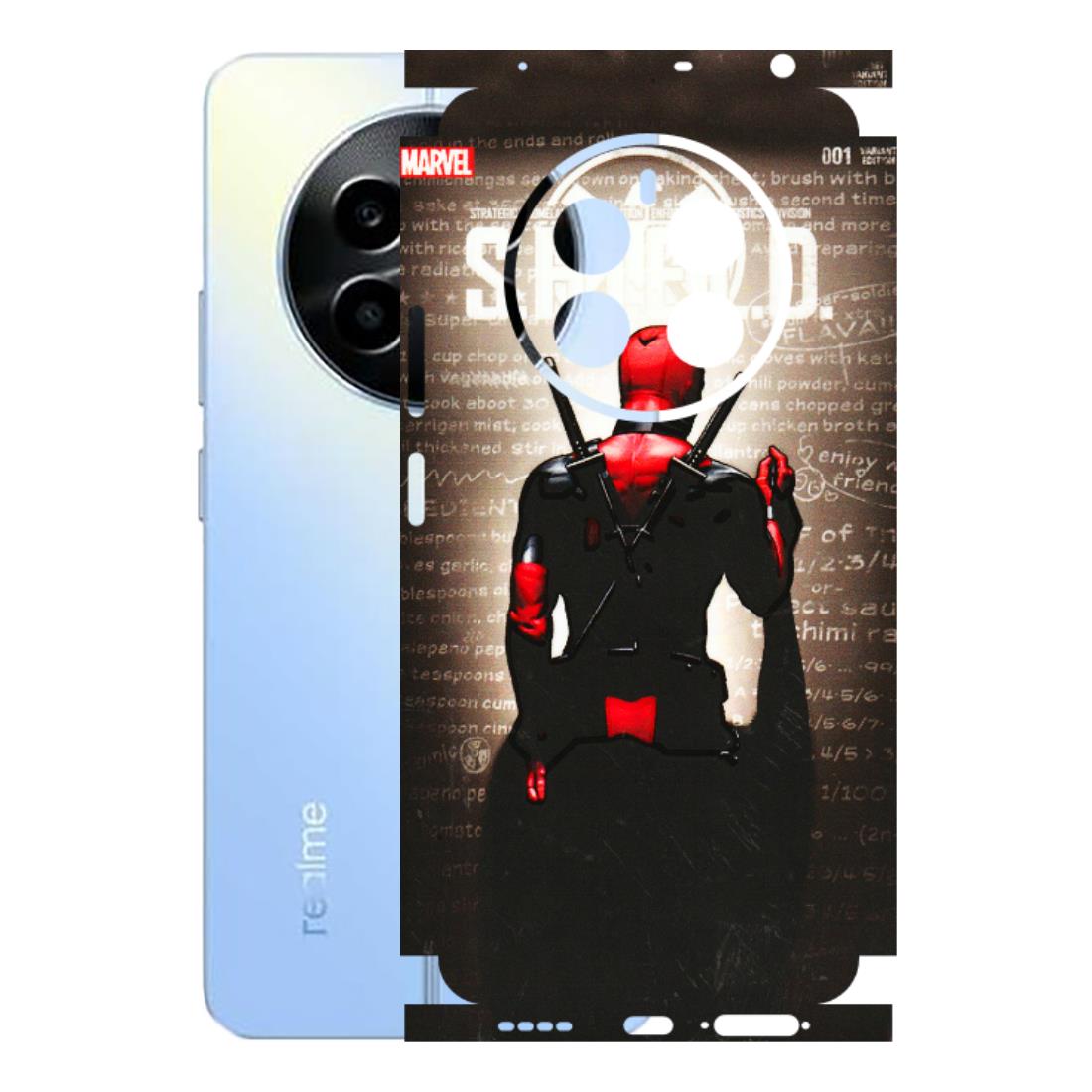 Realme Phone Skins (All Models) - Deadpool - 3D Embossed Finish (L-56) Realme 13