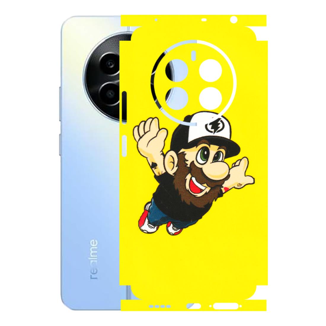 Realme Phone Skins (All Models) - Flying Beardo - 3D Embossed Finish (L-60) Realme 13