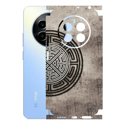 Realme Phone Skins (All Models) - Mysterious Circular Design - 3D Embossed Finish (L-63) Realme 13