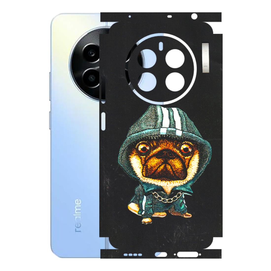 Realme Phone Skins (All Models) - Puppy N Hoodie - 3D Embossed Finish (L-90) Realme 13