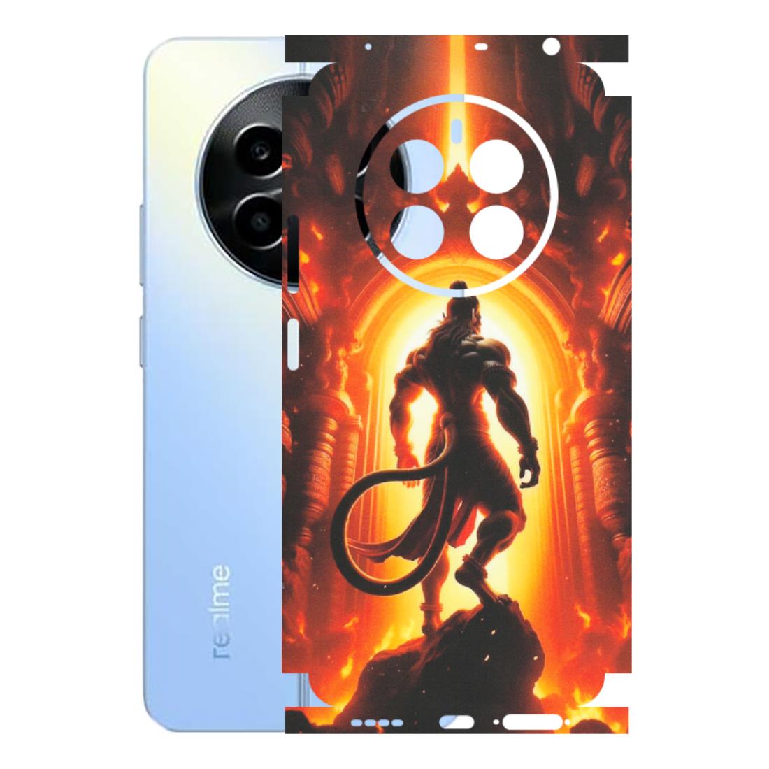 Realme Phone Skins (All Models) - HanumanJi - Matte Finish (M-06) Realme 13