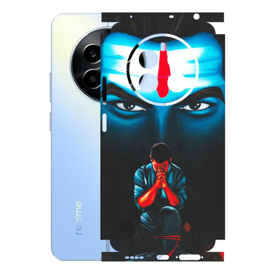 Realme Phone Skins (All Models) - Mahakal Bhakt - Matte Finish (M-112) Realme 13