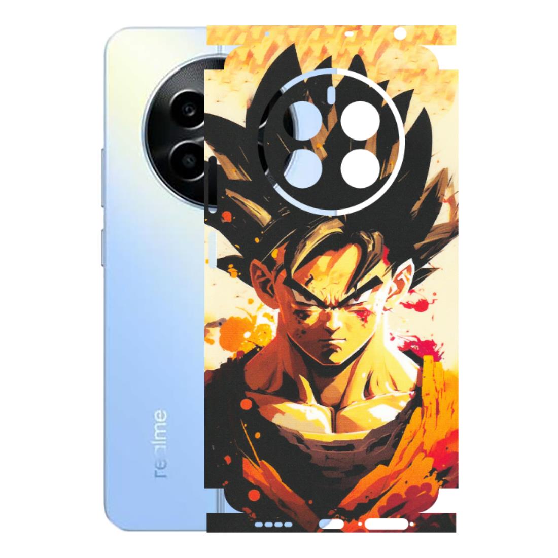 Realme Phone Skins (All Models) - Angry Goku - Matte Finish (M-12) Realme 13