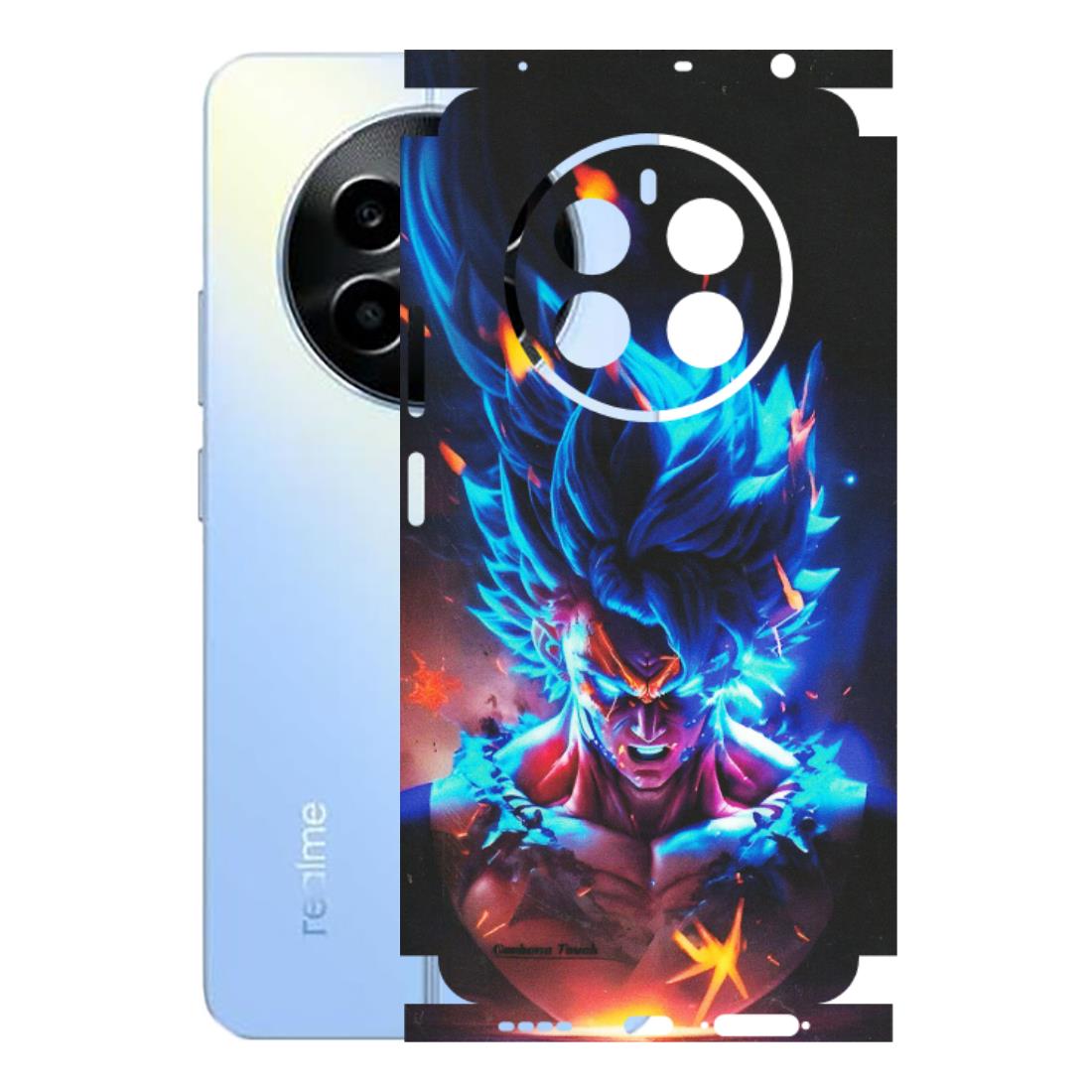 Realme Phone Skins (All Models) - Angry Goku Dragon Ball Anime - Matte Finish (M-150) Realme 13