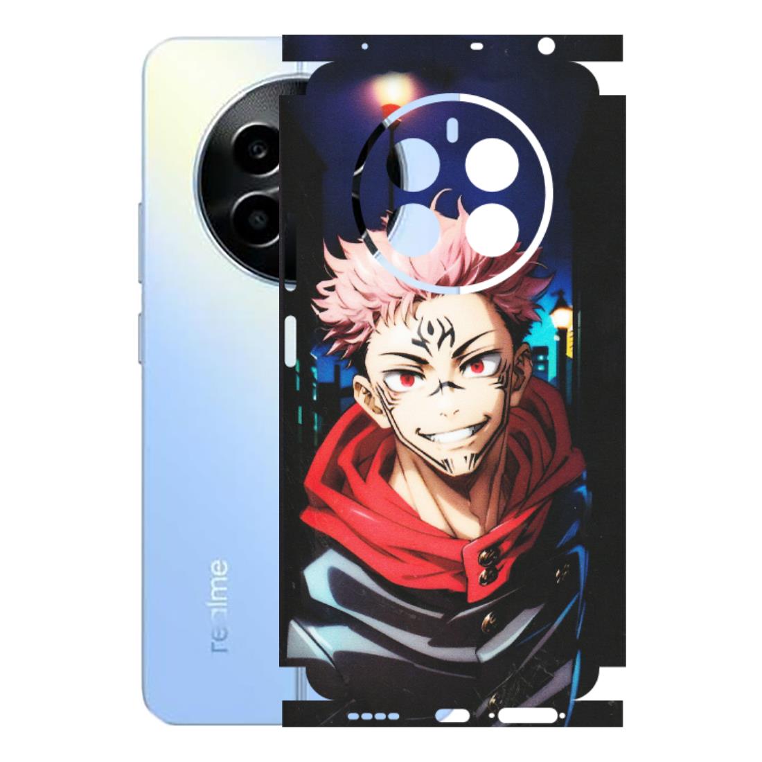 Realme Phone Skins (All Models) - Yuji Itadori Funny Face Anime - Matte Finish (M-152) Realme 13