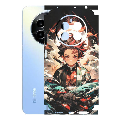 Realme Phone Skins (All Models) - Tanjiro Demon Slayer Anime - Matte Finish (M-158) Realme 13