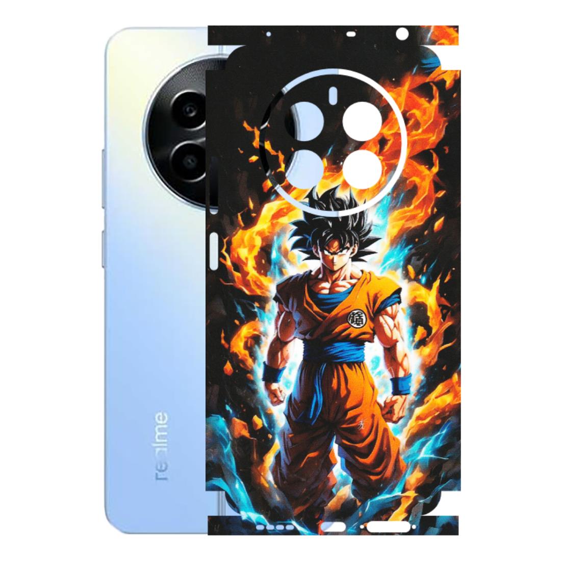 Realme Phone Skins (All Models) - Goku Transformation Anime - Matte Finish (M-159) Realme 13