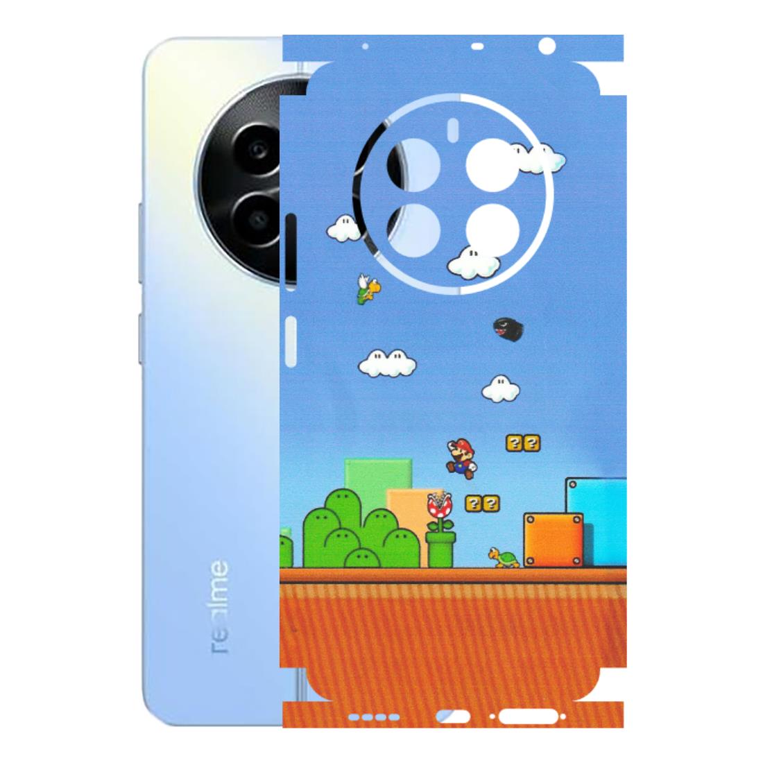 Realme Phone Skins (All Models) - Mario Game Scene - Matte Finish (M-24) Realme 13