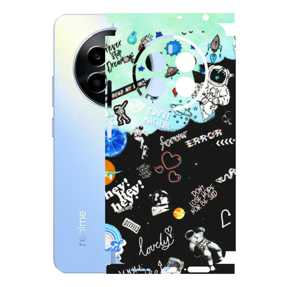 Realme Phone Skins (All Models) - Living In A Space Dream - Matte Finish (M-46) Realme 13