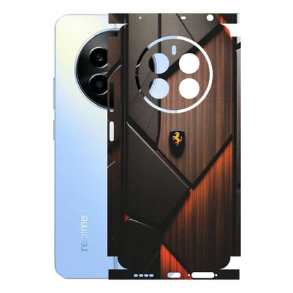 Realme Phone Skins (All Models) - Lambo Beauty Wood Pattern Sober - Matte Finish (M-51) Realme 13