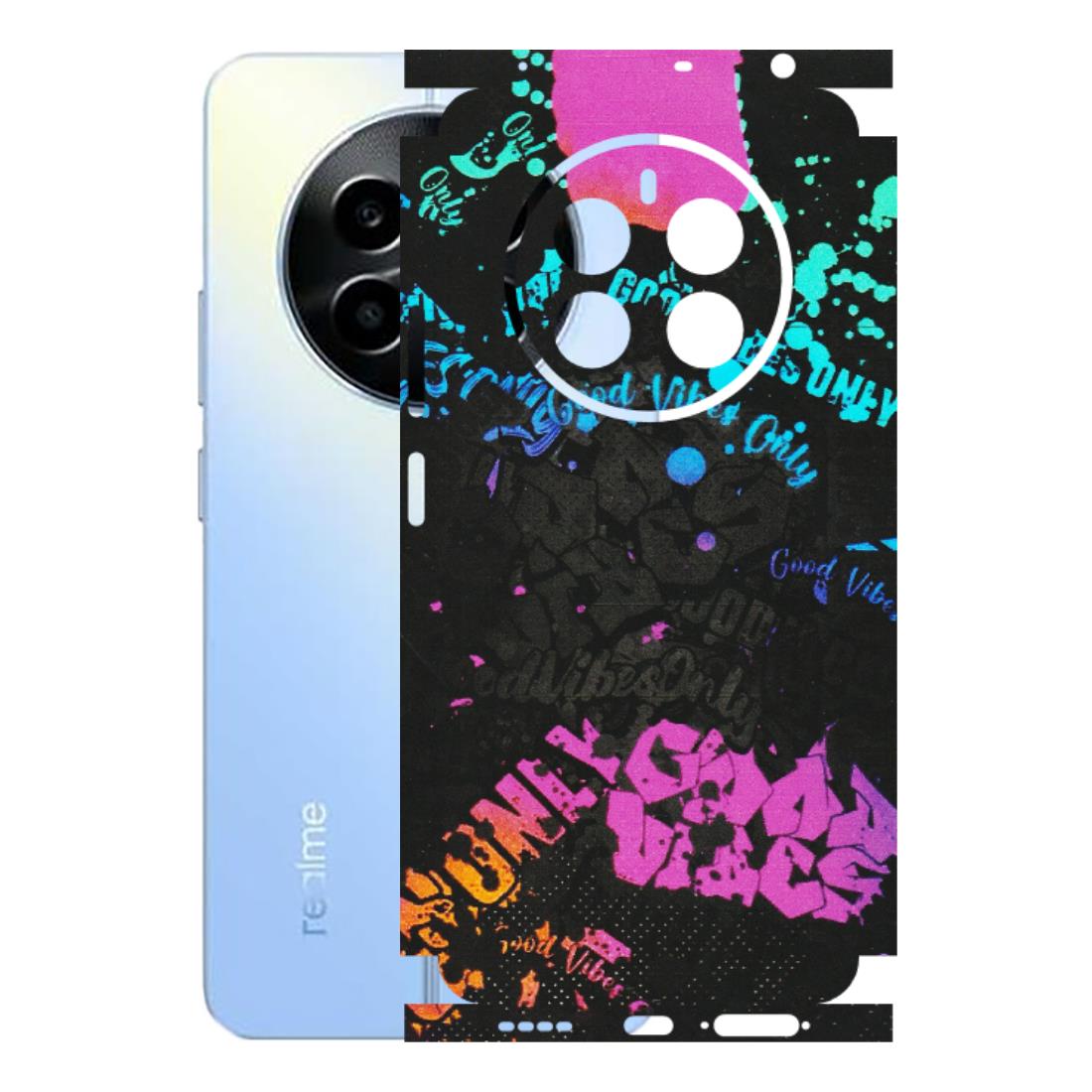 Realme Phone Skins (All Models) - Majestic Black Vibes - Matte Finish (M-62) Realme 13